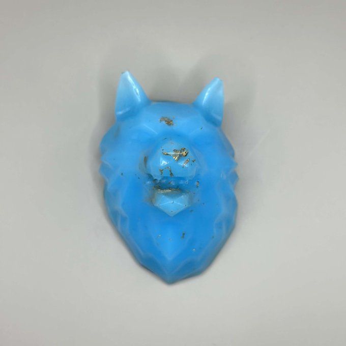 Magnet tête de Loup modèle Blue